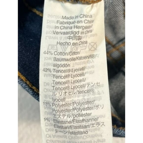 Madewell 9" Hi Rise Skinny Jeans Dark Wash 23 000 EUC Preppy Chic Basic - Picture 6 of 7